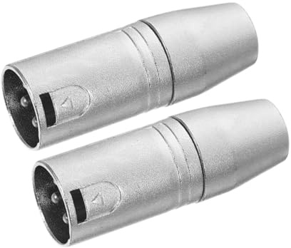 Operitacx 2pièces Adaptateur XLR Jack Convertisseur Audio Adaptateur XLR Mâle Broches Jack Femelle Accessoire Microphone