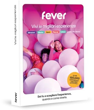 JungleGift Fever - Cofanetto Regalo Vivi la Tua Città - Bubble - da Soli, in Coppia o in Gruppo, Musica, Cultura, attrazioni e Molto Altro
