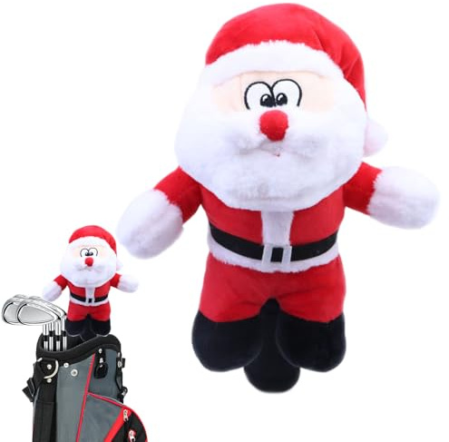 Copertura per la testa di Natale | Protezione per Driver Decorativo | per golfisti donne Campo da golf Campo Da Pratiche Esterno Torneo Pratica Clubhouse
