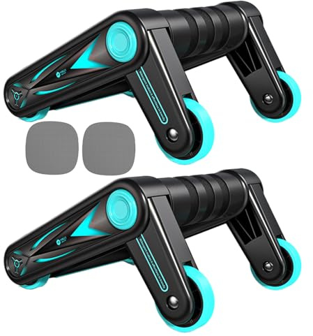 Addome Roller - Allenatore Pieghevole in ABS per Uomini e Donne - Macchinario Leggero per Fitness Core Pilates - Per Pilates Fitness Casa Esterno Interno