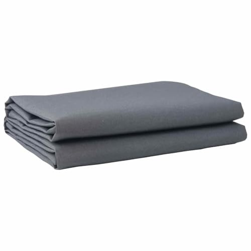 Nqyjm Ricambio per tende da sole, colore antracite, 1000 x 160 cm, tela di poliestere, telaio non incluso, per giardino, terrazza, esterno