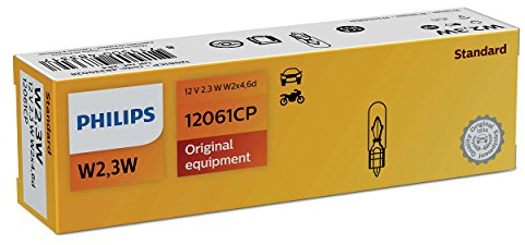 Philips W2.3W Premium 2,3 Watt 12 Volt Birne Licht Autolampe W2X4,6d