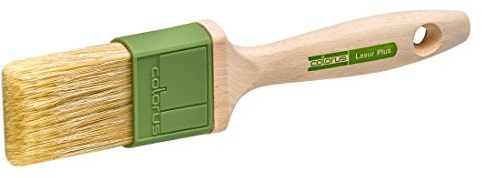 Colorus Lasurpinsel 50 mm Flachpinsel mit Naturborstenmischung