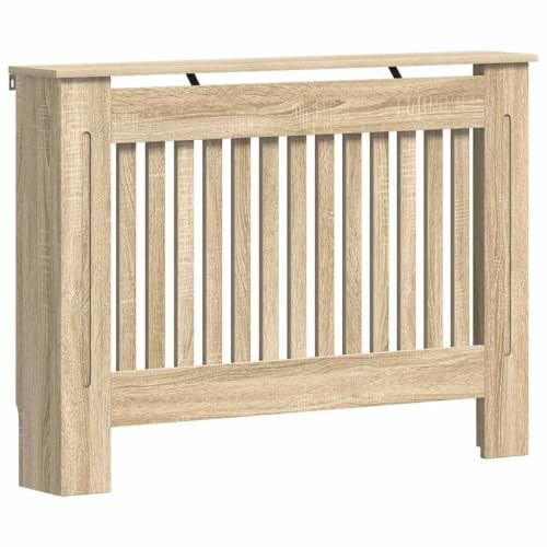 vidaXL Cubierta para radiador Madera de ingeniería 112x19x81,5cm