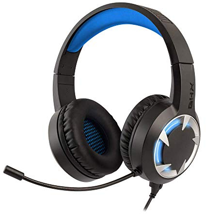 NGS GHX-510 Auricular Gaming con Micrófono Ajustable 15W, Luces LED, Compatible PS4/XBoxOne/PC