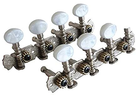 Amagogo Mandoline Stimmwirbel Schlüssel Open Knob Clear Ends Mechaniken Mechaniken 4L 4R