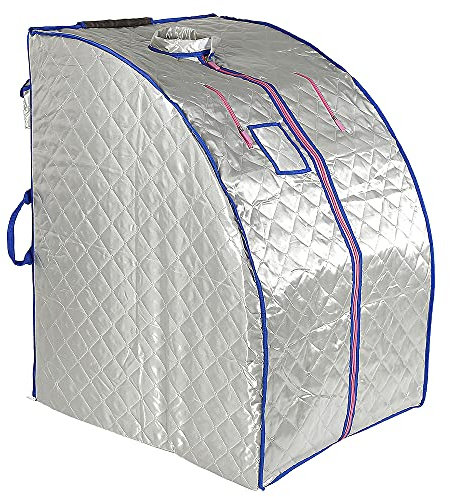 Sauna de Vapor Spa Portátil Home Sauna Infrarrojo SPA de Estiramiento del Cuerpo Entero 98x70x80cm 1000W Una persona utiliza (sílaba)