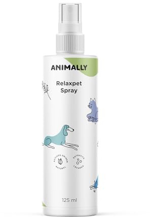 Animally Relaxpet Spray 125 ml. Avslappningsspray för hundar och katter. Främjar lugn och lugn i stresssituationer