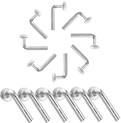 TEHAUX Galvanized Pin Buckle Pin 100Pcs - Heavy Duty Pallet Rack Drop for Enhanced Safety and Optimal Support in Storage Solutions