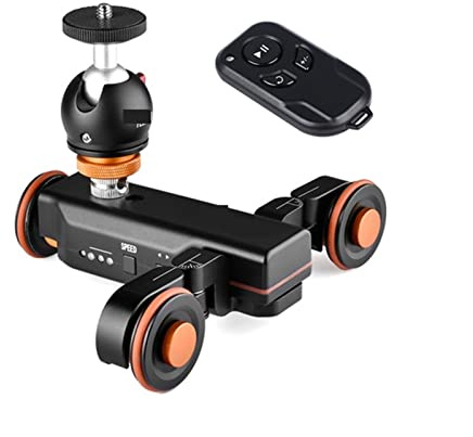 Caméras d'action L4x Caméra motorisé Slider Video Dolly Electric Slider Slider avec distante for DSLR Caméra caméscope Action caméra téléphone Plusieurs Modes de Prise de Vue, Prise de Vue Facile (Co