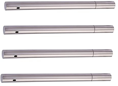 Sosoport 4pcs Stainless Steel Barbecue Skewer Holder Storage Cylinders for Skewers Kitchen Supply for Barbecue Tools Simple Design for Home Grill Use