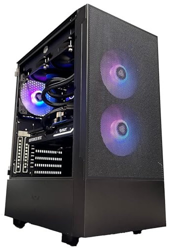 Golook PC Gaming Astra - Ryzen 5 9600X / 32GB RAM DDR5 6000MHZ / 1TB NVME M.2 / RTX 5060 Ti 16GB / B850M / 5 Ventole Raffreddamento Liqudio 240mm - Computer Fisso