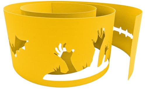 zaun|zu Premium Sichtschutzstreifen mit Motiv 'Halloween Graveyard'