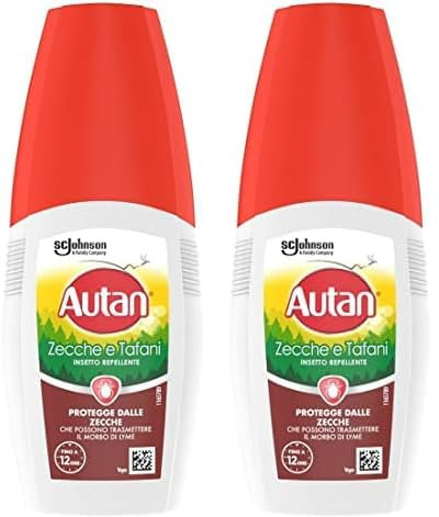 Autan Zecche e Tafani Vapo, Spray Antizecche e antizanzare Comuni, Tigre e Tropicali, Insetto Repellente, 1 Confezione da 200 ml