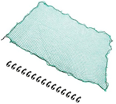 FUNOMOCYA Ladungsnetz Pick up Truck Bed Schweres Nylon Mesh Netz 2,5x3,5m Elastisch Mit 15 Haken Universell Für Ladeflächen Von Pickups Anhängern Wetterfest Abriebfest