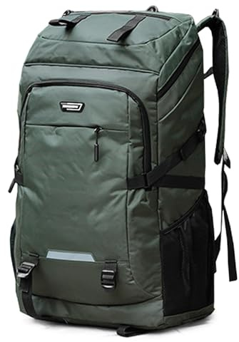 Walmeck 80L Backpack, Running Bag for Hiking Fishing with Chest Waist Strap and Reflective Strips, Tear Mountaineering Daypack for Outdoor Adventures (1)