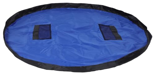 MERRYHAPY Großer Spielzeugbeutel mit Kordelzug Faltbare Spielzeugaufbewahrungs-matte Spielzeugorganizer-matte für Kinderzimmer Platzsparende Aufbewahrungslösung für Spielzeug