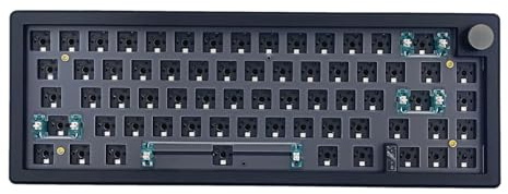 Tastiera per computer - Kit tastiera meccanica da retroilluminata | RGB compatta a 67 tasti, tastiere da scrivania per PC con multimediale, tastiera in stile meccanico PA