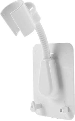 Abaodam Support Mural pour Pommeau de Bain Ajustable, Connecteur de Douchette Fixation sans Perçage, Accessoire Fonctionnel pour Bain Portative