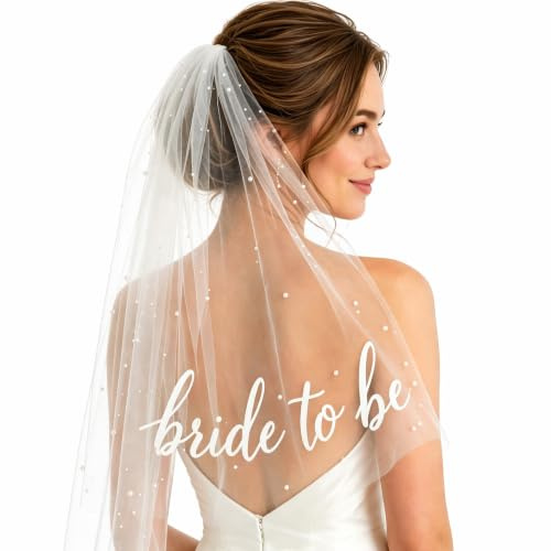 Schleier Braut Brautschleier Kurz Bride to Be Schleier Jga Weiß Softtüll Hochzeitsschleier Für Jga Braut Accessoires Jungesellinenabschied Hochzeit Heiratsantrag Brautparty Bride Veil Kopfschleier