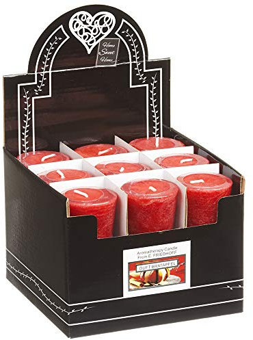 18 Votivkerzen Duftkerzen Kerze Stumpe Bratapfel Vanille Zimt Rose Tea Fresh Linen (Bratapfel)