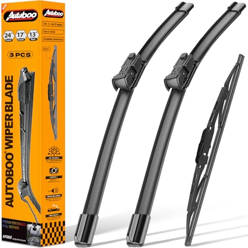 OEM Windshield Wiper Blade Replacement for GMC Terrain Chevy Equinox 2010-2017 Original Equipment Wiper Blade Set- 24+17+13 (Set of 3) 1 Year Warranty