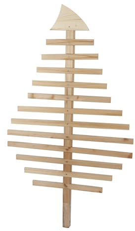 Windhager Holz Rankhilfe Blatt, mit Montageset, Tannenholz, 70 x 119 cm, Spalier Rankgitter, Pflanzenstütze, Kletterhilfe für Pflanzen, Rankgerüst, Gartendeko, FSC-Zertifiziert