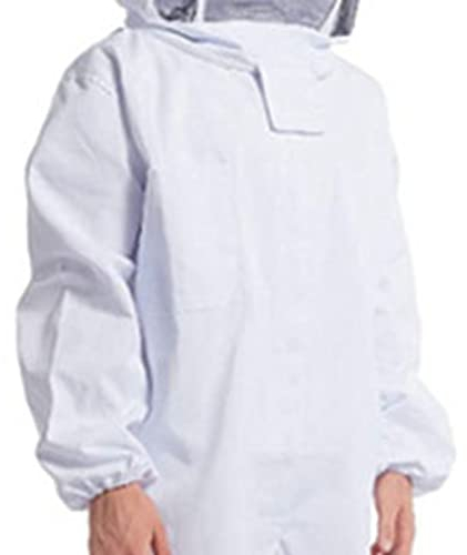 Imkerjacke für Männer Frauen Bienenjacke mit Schleierkapuze Imkerjacke Imkerjacke Imkeranzug Professioneller Ganzkörper-Imkeranzug aus Baumwolle (XXL)