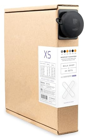 D'Addario XS Phosphor Bronze Beschichtete Akustikgitarrensaiten 11-52, 25 Sätze