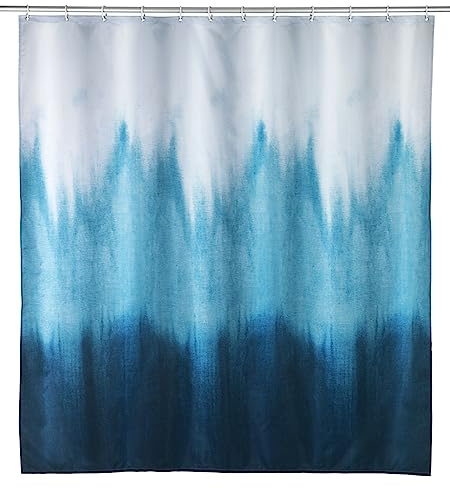 WENKO Duschvorhang Alara wasserabweisend, mit 12 Duschvorhangringen Mehrfarbig >3 Farben