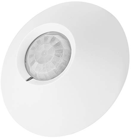 Rilevatore di Movimento a Infrarossi, 12V Cablato per Interni Montaggio a Soffitto a 360 Gradi Sensore di Rilevamento di Movimento PIR Passivo Allarme, Basso Rumore, Alta