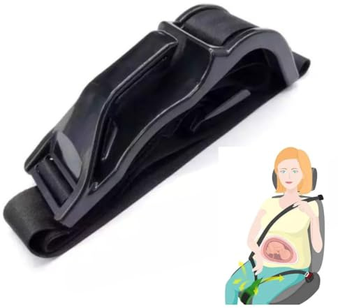 Ceinture de sécurité grossesse, Dispositif sécurité pour les femmes enceintes, Ajusteur de ceinture de protection grossesse, confort et sécurité pour ventre de maman, protège le bébé