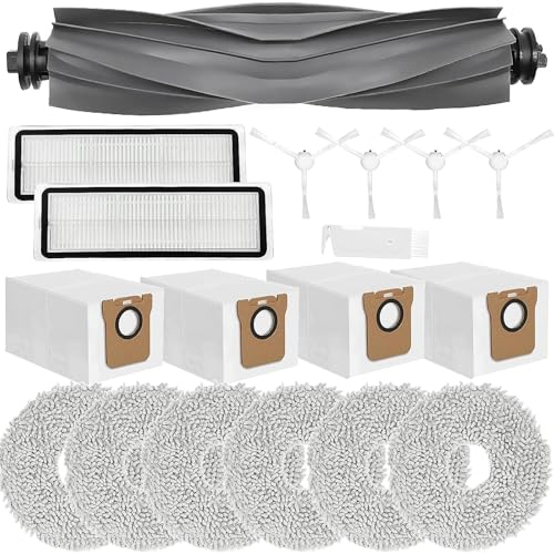 KimSin accesorios repuesto para Xiaomi X20+, X10+, para Dreame L10s Pro Gen 2, L10s Ultra, L10 Ultra, L10 Prime aspirador, cepillo principal, paños mopa, bolsa de polvo, cepillos laterales, filtros