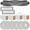 KimSin accessori di ricambio per Xiaomi X20+, X10+, per Dreame L10s Pro Gen 2, L10s Ultra, L10 Ultra, L10 Prime aspirapolvere robot, Spazzola Principale + 6 Panni + 4 Sacchetti + 4 spazzole Laterali