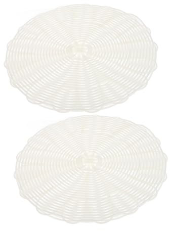 PRETYZOOM Alfombrilla Tejida a Mano Imitación De Cesta De Vapor Tapete Para Cocinar Al Vapor