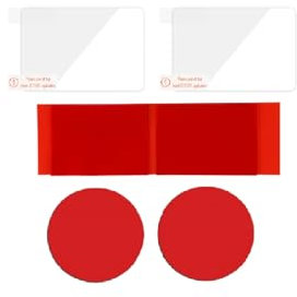 Dash Cam Mounting Kit with 2 Electrostatic Films and 4 Strong Adhesive Pads, Double-Sided Sticky Pads for Dashboard or Windshield, Universal Dashcam Installation Set for Secure Mounting