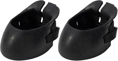 Generisch Hufschuh für Pferde, Hufschoner, Pferdehuf Stiefel, Pferdehufschuh Pferdeschuh,S/M/L/XL,Gummi für Reittrainingsteile (M)