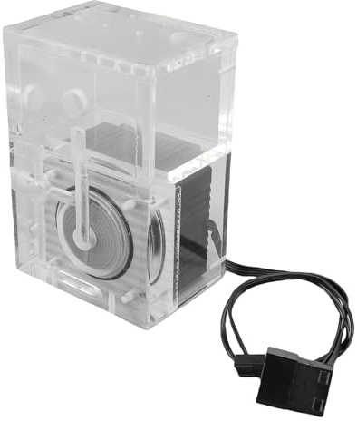 Luocute Combo de Depósito de la Bomba de PC, Kit de Bomba de Enfriamiento de Agua para el de Enfriamiento de Líquidos CPU Accesorios de Computadora con un Gran Conector de 4p 4p, Pub