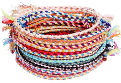 30 st färgglada vävda vänskapsarmband, handgjort flätat strängarmband, justerbara surfararmband för kvinnor och män, perfekta vänskapsgåvor för födelsedagsfester och evenemang
