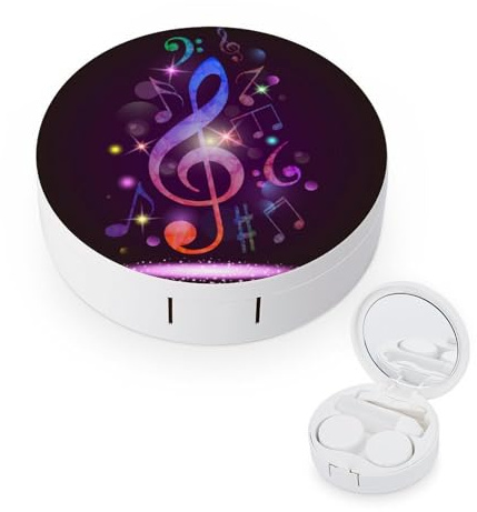 fkgvwo Contact Lens Case Flying Notes Contact Lens Box Travel Kit Portable for Travel & Home
