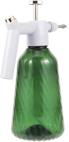 MAGICLULU Pulvérisateur à Pression 1,5l pour Plantes et Fleurs, Flacon Brumisateur Vert Translucide en Plastique Léger, Pompe de Pulvérisation Réglable pour Arrosage Intérieur et Jardin