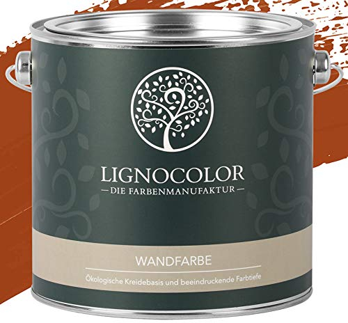 Lignocolor Wandfarbe Innenfarbe Deckenfarbe Kreidefarbe edelmatt 2,5 L (Indian Summer)