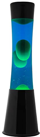 I-TOTAL® - Lava lamp Magma / 40 CM (blu/cera verde 1)