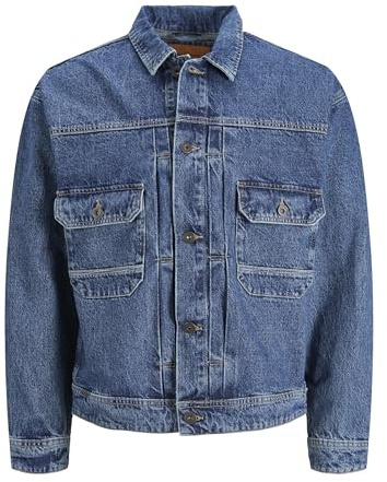 JACK & JONES Herren Jacke JJIKEVIN JJJACKET SBD 582 NOOS 12242339 ,Blue Denim ,XL