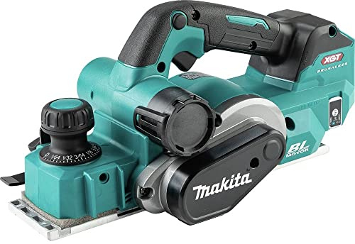 Makita GPK01Z 40 V MAX XGT bürstenloser Lithium-Ionen-Hobel, 8,9 cm (3 1/4 Zoll) Akku-fähiger Hobelmaschine (nur Werkzeug)