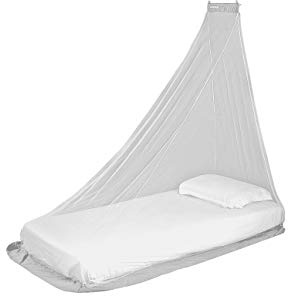 Lifesystems MicroNet Single Wedge Shaped Mosquito Net, 156 hole/sq. inch | Lightweight & Durable, Includes Spreader Bar to maintain Shape, and a Quick-Hang System, Indoor & Outdoor Use, 257g