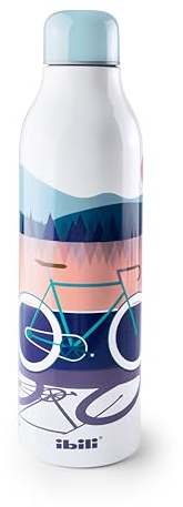 IBILI Botella termo doble pared Norabidea 500 ml, Acero Inoxidable 18/10, Doble pared, Reutilizable