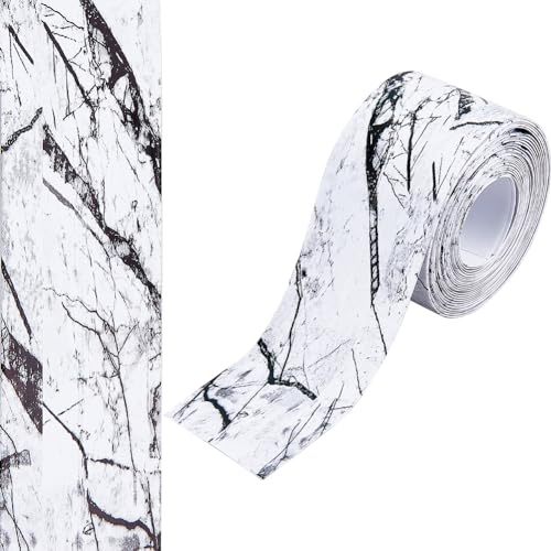 GORGECRAFT 3.2m X 37mm Dichtungsband Selbstklebendes Wasserdichtes Dichtungsband Abziehen Und Aufkleben Dekorativer Streifen Für Küchenarbeitsplatte Waschbecken Badezimmer Boden Wand Kantenschutz