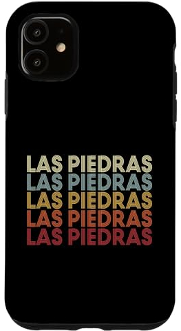 Hülle für iPhone 11 Las Piedras Puerto Rico Las Piedras PR Vintage Text
