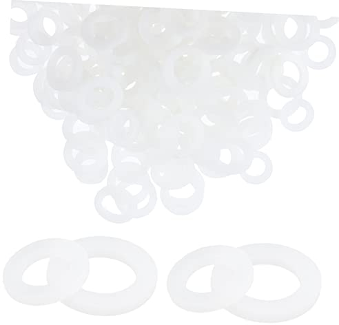 GARVALON Silikon O-ring Dichtungssatz Für Gartenschlauch Sanitär Unterlegscheiben Sortiment Mit 4 Und 6mm Silikontüllen Druckdicht Und Langlebig Ersatzteile Für Außenwasserhähne